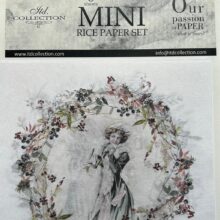 Rice paper cirkel bloemen