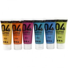 A color verf 04 glitter 6x20ml