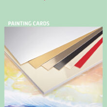 Encaustic verfkaarten A5 assorti 10 stuks