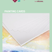 Encaustic verfkaarten A6 wit 100 stuks